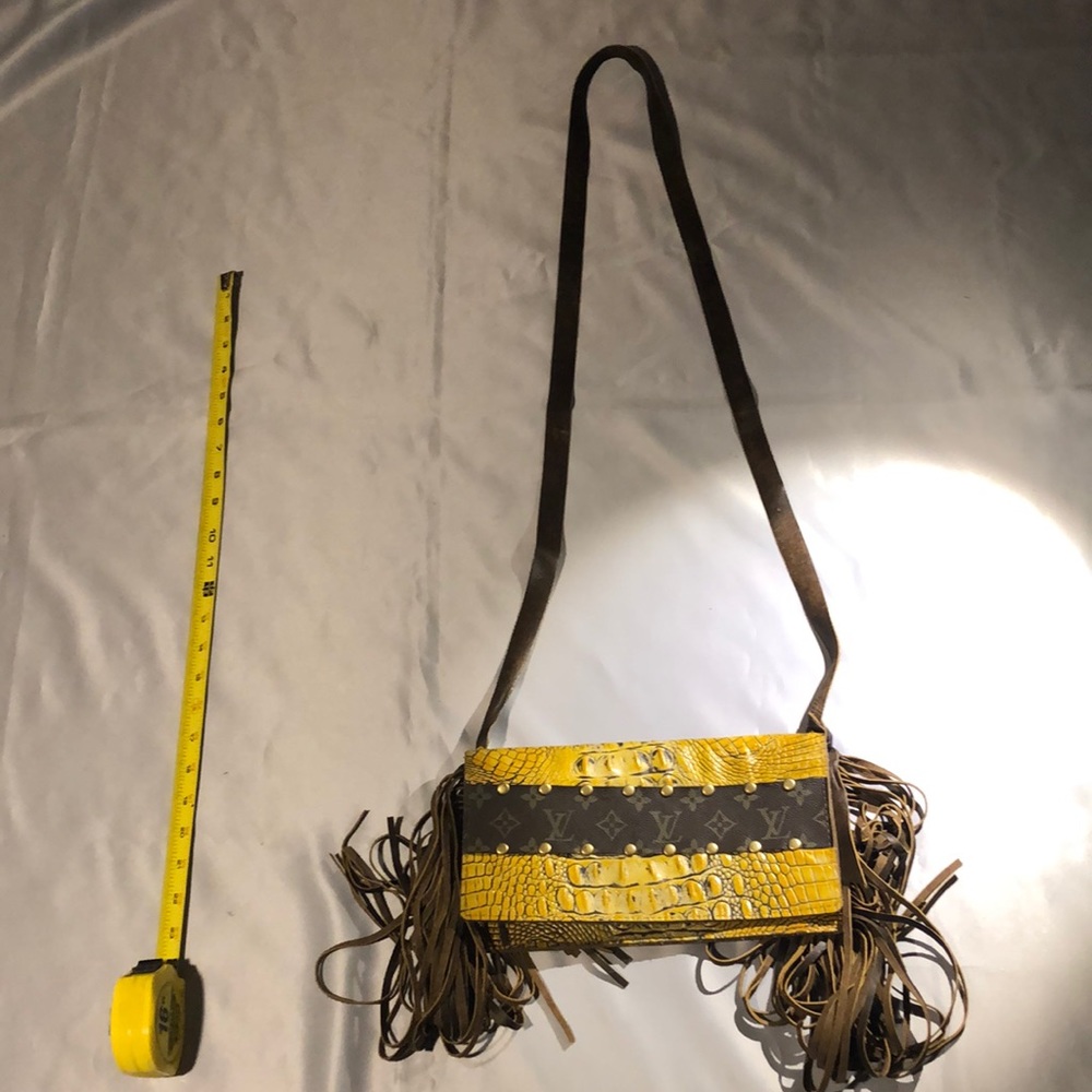 Up-cycled Louis Vuitton purse